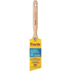 Purdy - 2" Angled Hog General Purpose Paint Brush - 2-5/8" Bristle Length, 7-1/4" Wood Fluted Handle - Exact Tool & Supply