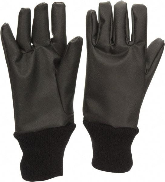 PRO-SAFE - Size M Aramid Lined Silicone Heat Resistant Glove - 12" OAL, Knit Wrist Cuff - Exact Tool & Supply