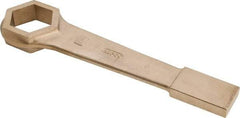 Ampco - 2-3/4" 6 Point Striking Box Wrench - Single End, 17" OAL, Aluminum Bronze - Exact Tool & Supply