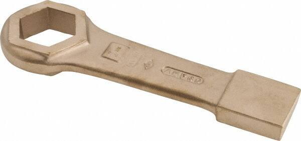 Ampco - 1-7/8" 6 Point Striking Box Wrench - Single End, 10-5/8" OAL, Aluminum Bronze - Exact Tool & Supply