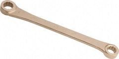 Ampco - 5/8" x 3/4" 12 Point Offset Box Wrench - Double End, 10-3/4" OAL, Aluminum Bronze - Exact Tool & Supply