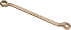 Ampco - 1-1/16" x 1-1/4" 12 Point Offset Box Wrench - Double End, 19-1/4" OAL, Aluminum Bronze - Exact Tool & Supply