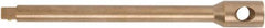 Ampco - 1/2" Drive Standard Socket Extension - 3" OAL - Exact Tool & Supply