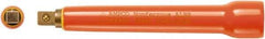 Ampco - 3/8" Drive Insulated Socket Extension - 6" OAL, Insulated Finish - Exact Tool & Supply