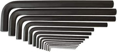 Bondhus - 15 Piece L-Key Hex Key Set - Hex Range 0.89 to 19mm, 15" OAL, Protanium High Torque Steel - Exact Tool & Supply