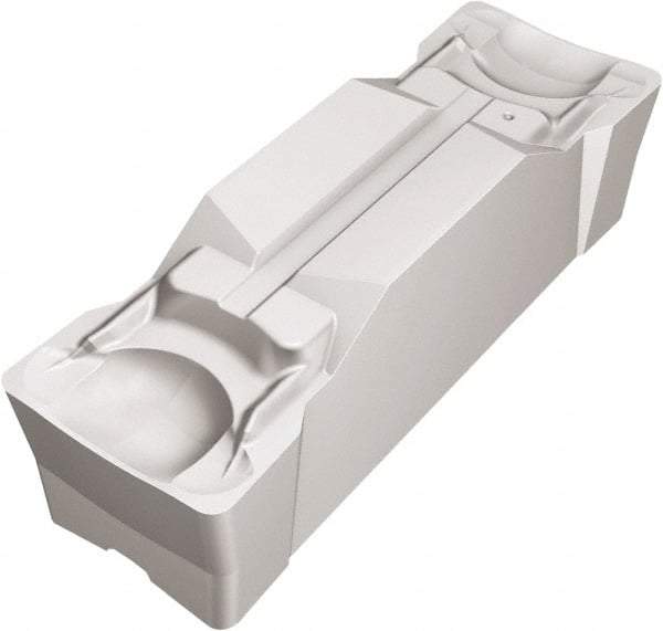 Sandvik Coromant - E2N123 GM Grade H13A, 2.39mm Cutting Width Carbide Grooving Insert - 18.4mm Max Depth of Cut, Neutral, 0.2mm Corner Radius, Uncoated - Exact Tool & Supply