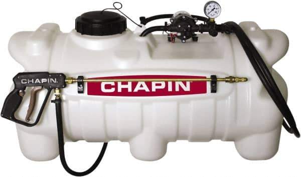 Chapin - 25 Gal Chemical Safe Garden Hand Sprayer - Use with Cleaners/Degreasers, Polyethylene Tank, Wide Mouth, Reinforced Hose - Exact Tool & Supply
