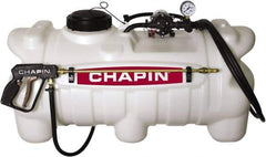 Chapin - 25 Gal Chemical Safe Garden Hand Sprayer - Use with Cleaners/Degreasers, Polyethylene Tank, Wide Mouth, Reinforced Hose - Exact Tool & Supply