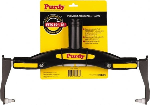 Purdy - 12-18 Inch Wide Stainless Steel Chrome Finish Adjustable Frame - Exact Tool & Supply