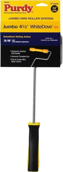 Purdy - 4-1/2 Inch Wide Steel Chrome Finish Mini Roller Frame - Exact Tool & Supply