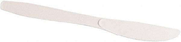 Dixie - Dixie Plastic Tableware, Heavyweight Knives - White - Exact Tool & Supply