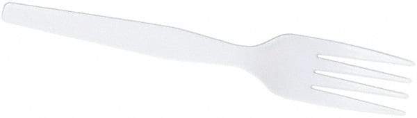 Dixie - Dixie Heavy Mediumweight Plastic Forks - White - Exact Tool & Supply