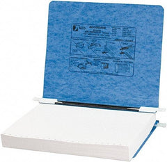 ACCO - 8-1/2 x 11", Holds up to 6" of Unburst Sheets, Light Blue, Data Binders - 11 Point Stock - Exact Tool & Supply