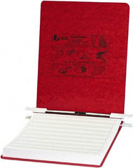 ACCO - 9-1/2 x 11", Holds up to 6" of Unburst Sheets, Executive Red, Data Binders - 11 Point Stock - Exact Tool & Supply
