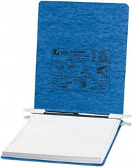 ACCO - 9-1/2 x 11", Holds up to 6" of Unburst Sheets, Light Blue, Indexed Sorters - 11 Point Stock - Exact Tool & Supply