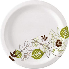 Dixie - Dixie Ultra Pathways Heavyweight Paper Plates 10 1/16" - Heavyweight Paper Plates 10-1/16 Inch - Exact Tool & Supply