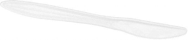 DART - Dart Style Setter Mediumweight Plastic Knives - White - Exact Tool & Supply