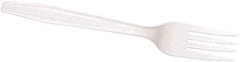 Boardwalk - Boardwalk Full Length Polystyrene Cutlery, Fork - White - Exact Tool & Supply