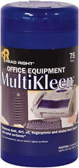 READ RIGHT - Pre-Moistened General Purpose Wipes - Pop-Up, 6-1/2" x 5" Sheet Size, White - Exact Tool & Supply