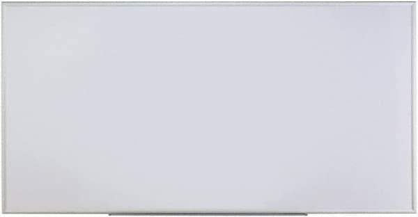 UNIVERSAL - 48" High x 96" Wide Erasable Melamine Marker Boards - Anodized Aluminum, 0.6" Deep, Includes Mounting Kit - Exact Tool & Supply