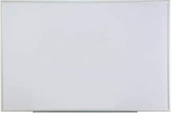 UNIVERSAL - 48" High x 72" Wide Erasable Melamine Marker Boards - Anodized Aluminum, 0.6" Deep, Includes Mounting Kit - Exact Tool & Supply