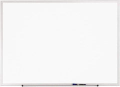 Quartet - 24" High x 36" Wide Erasable Melamine Marker Boards - Anodized Aluminum, 24-5/8" Deep, Includes One Quartet Dry-Erase Marker & Attachable Accessory Tray & Mounting Hardware - Exact Tool & Supply
