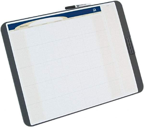 Quartet - 17" High x 23" Wide Foam/Laminate Combination Bulletin/Dry Erase Board - Foam Frame, 1/2" Deep, Includes One Black Dry-Erase Marker & One Eraser With Marker Clip & Mounting Kit - Exact Tool & Supply
