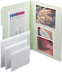 Samsill - 5-5/16x3-5/8", Card, Clear, Label Holder Binder - 11 Point Stock - Exact Tool & Supply