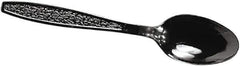 Solo - SOLO Cup Company Guildware Heavyweight Plastic Teaspoons - Black - Exact Tool & Supply