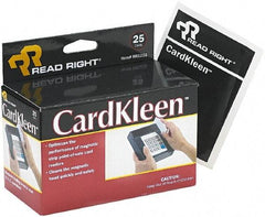 READ RIGHT - Cleaning Cards - Use with Access Control, ID Cards, Credit Card Readers - Exact Tool & Supply