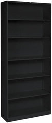 Hon - 5 Shelf, 60-1/8" High x 36" Wide Bookcase - 11" Deep, Laminated, Mahogany - Exact Tool & Supply