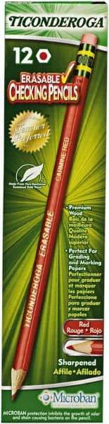 TICONDEROGA - Lead Standard - Red - Exact Tool & Supply