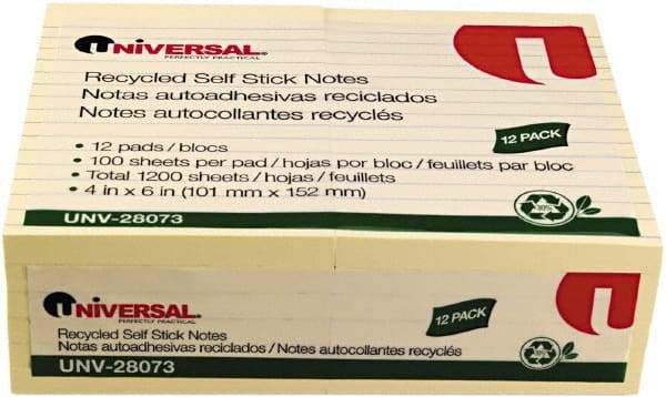 UNIVERSAL - Self-Stick Note & Page Flag Dispensers Size: 4" x 6" - Exact Tool & Supply