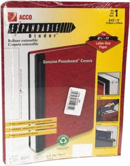 ACCO - 8-1/2 x 11", Letter Size, Blue, Data Binders - 11 Point Stock - Exact Tool & Supply
