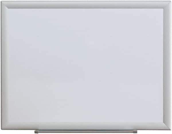 UNIVERSAL - 18" High x 24" Wide Erasable Melamine Marker Boards - Aluminum Frame, 25.8" Deep, Includes Mounting Kit - Exact Tool & Supply