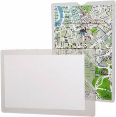 OXFORD - 50 Piece Clear Sheet Protectors-Envelopes - 8" High x 5" Wide - Exact Tool & Supply