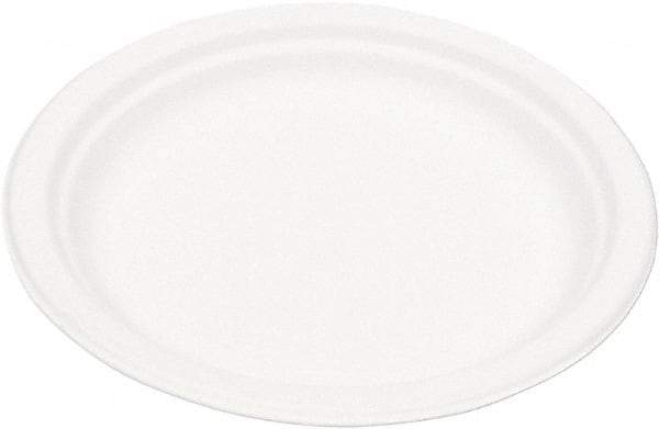 ECO PRODUCTS - Eco-Products Compostable Sugarcane Dinnerware, 9" Plate - White - Exact Tool & Supply