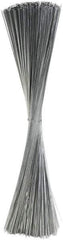 ADVANTUS - 12" Long Gray Galvanized Steel Wire Tag Fastener - 0.7" Max Bundle Diam - Exact Tool & Supply