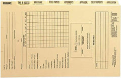 Samsill - 14 x 8 1/2" Classification Folders-Top Tab Fastener - Manila - Exact Tool & Supply