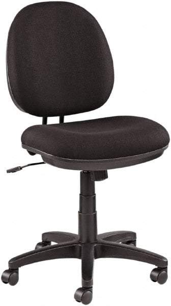 ALERA - 16-1/2" High Office/Managerial/Executive Chair - 19" Wide x 17" Deep, 100% Acrylic Seat, Black - Exact Tool & Supply