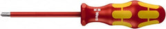 Wera - #1, 7-1/4" OAL, Insulated Phillips Screwdriver - Exact Tool & Supply