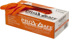 PRO-SAFE - Size XL, 5 mil, Industrial Grade, Powder Free Nitrile Disposable Gloves - Exact Tool & Supply