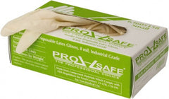 PRO-SAFE - Size S, 8 mil, Industrial Grade, Powder Free Latex Disposable Gloves - Exact Tool & Supply