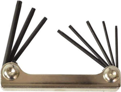 Bondhus - 8 Piece T6 to T25 Fold-Up Torx Key Set - T6, T7, T8, T9, T10, T15, T20, T25 Torx Size - Exact Tool & Supply