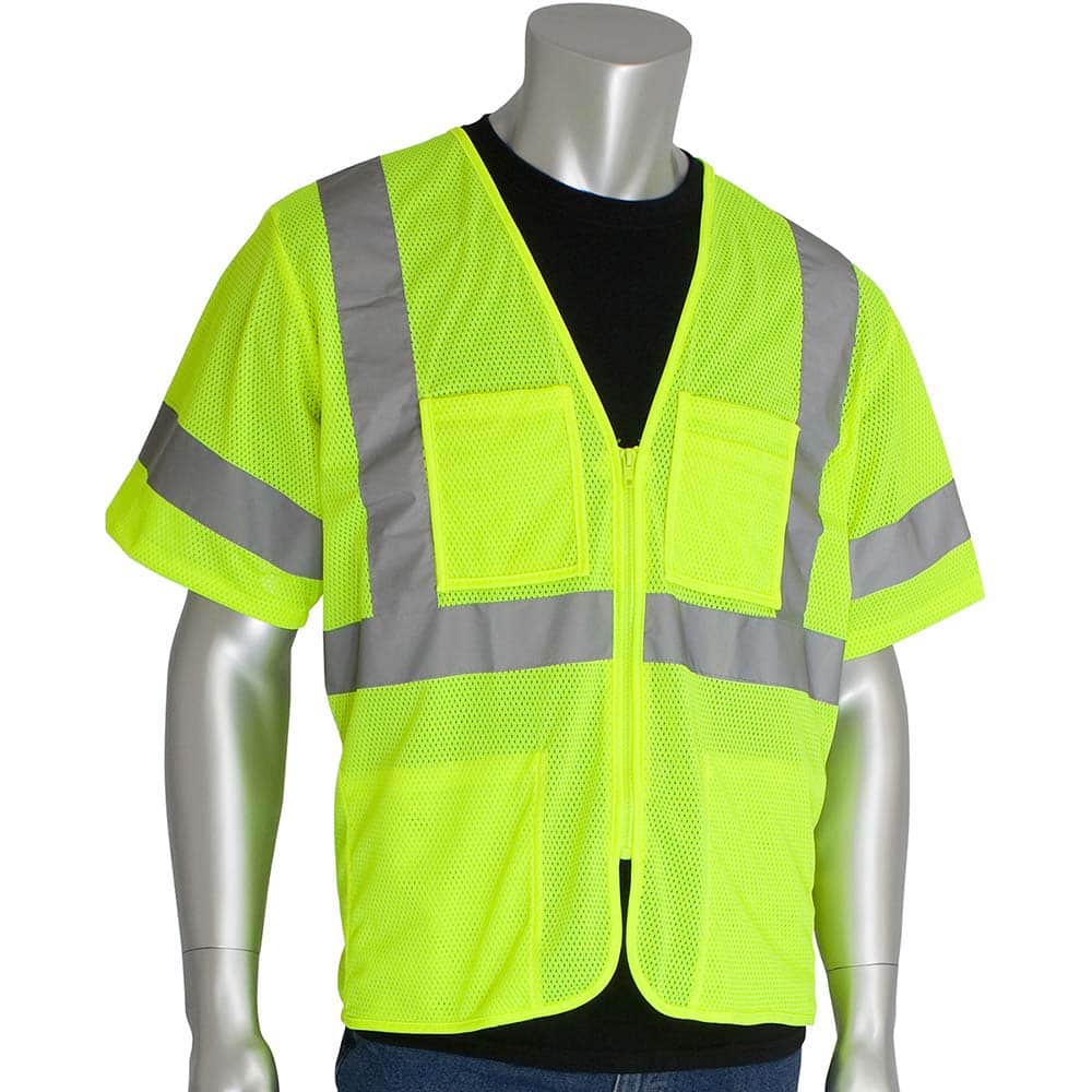 PIP - High Visibility Vests Vest Style: General Purpose; Surveyor's Vest Type: Hi Visibility - Exact Tool & Supply