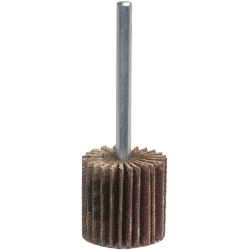 ‎1-1/2″ × 1″ × 1/4″ Metal R207 Flap Wheel 80 Grit Aluminum Oxide - Exact Tool & Supply