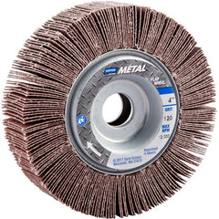 4″ × 1″ × 5/8″ Metalite R265 Flap Wheel 120 Grit Aluminum Oxide - Exact Tool & Supply