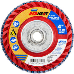 ‎4-1/2″ × 1/4″ × 5/8″ Twinstar Flap Disc Type 27 Flat 40 Grit - Exact Tool & Supply