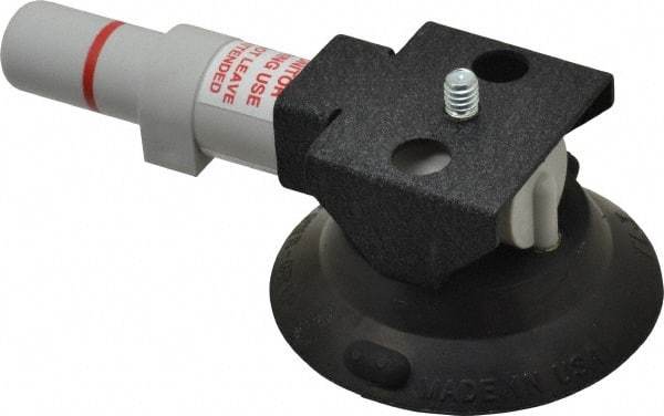 Woods Power-Grip - 15 Lb. Capacity Vacuum Mount Lifter - 3 Inch Diameter Steel Cup and 1/4-20 x 3/8 Inch Length Stud Mount - Exact Tool & Supply