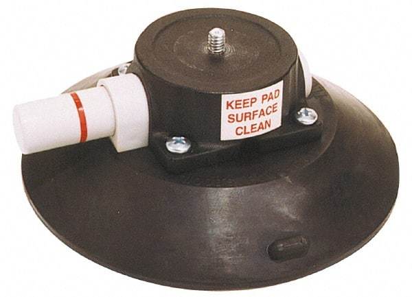 Woods Power-Grip - 70 Lb. Capacity Vacuum Mount Lifter - 6 Inch Diameter Aluminum Cup and 1/4-20 x 1/4 Inch Length Stud Mount - Exact Tool & Supply